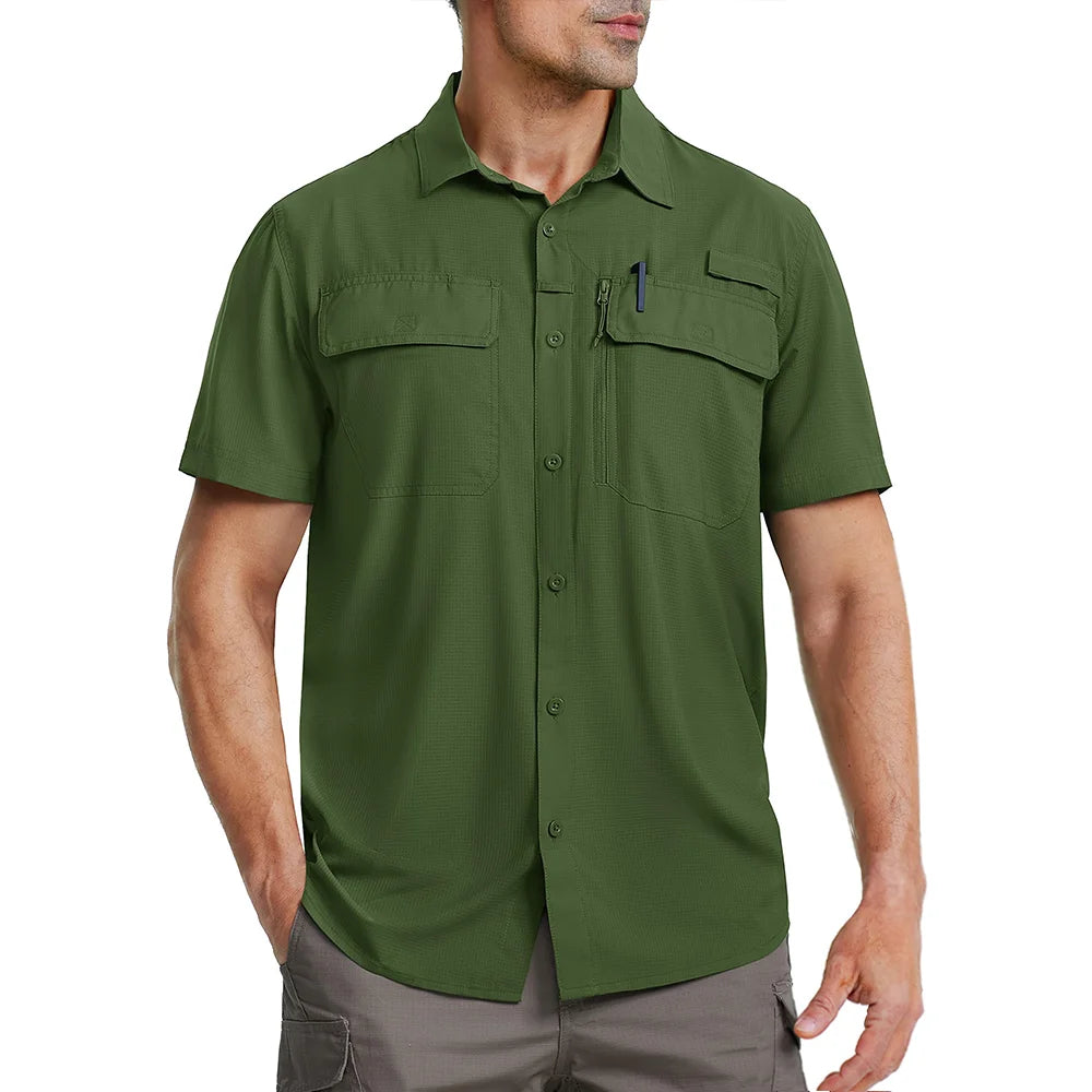 UPF 50+ Short Sleeve Cargo Shirt