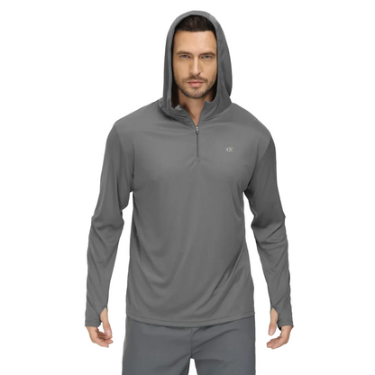 UPF 50+ Casual Long Sleeve Zip Hoodie