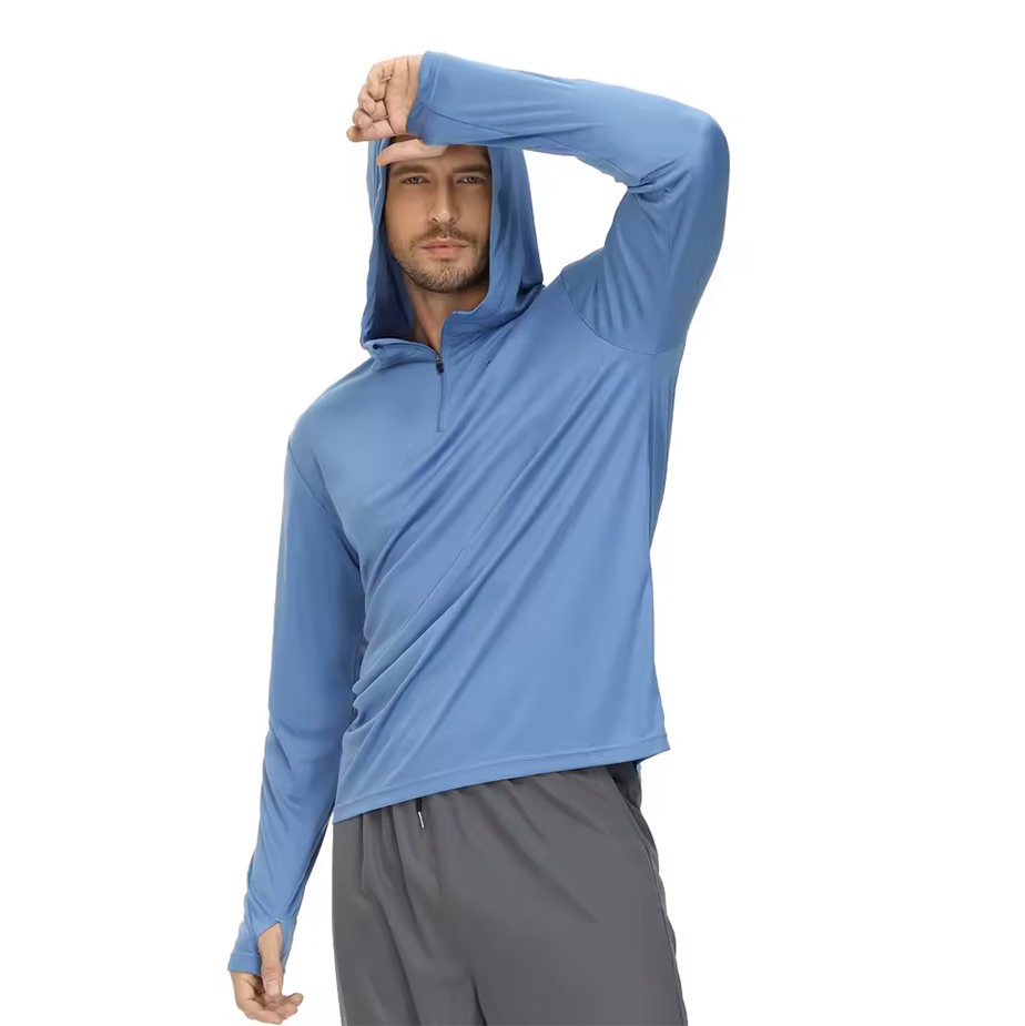 UPF 50+ Casual Long Sleeve Zip Hoodie