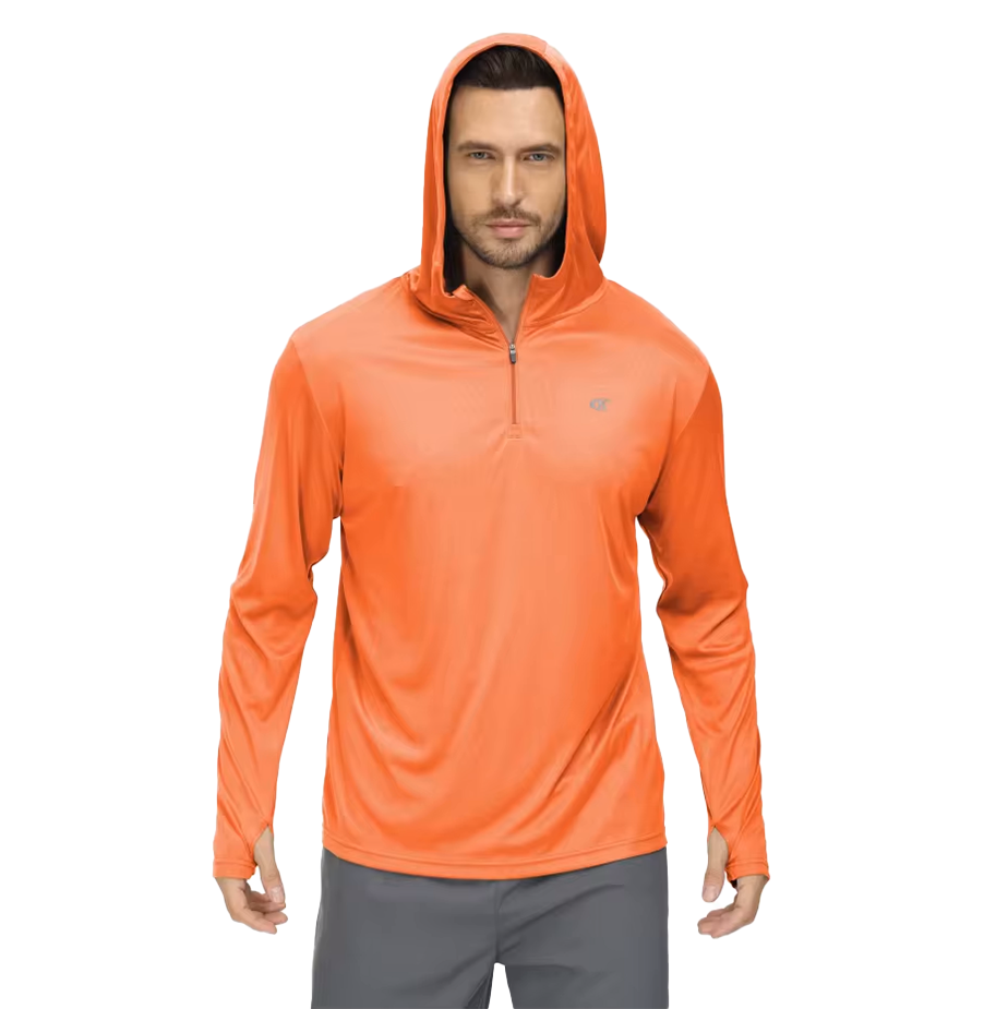 UPF 50+ Casual Long Sleeve Zip Hoodie